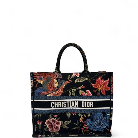 Christian Dior Large Bird Book Tote - Picture 2 of 6
